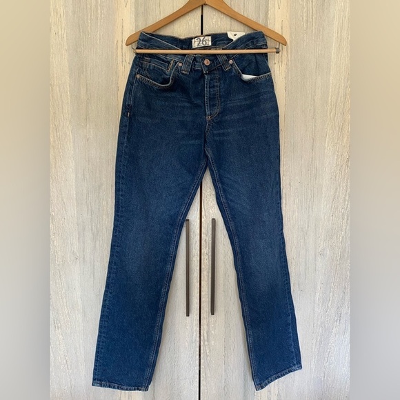 Free People Crvy Siren Jeans Low Rise Straight Jeans NWT - Picture 3 of 11